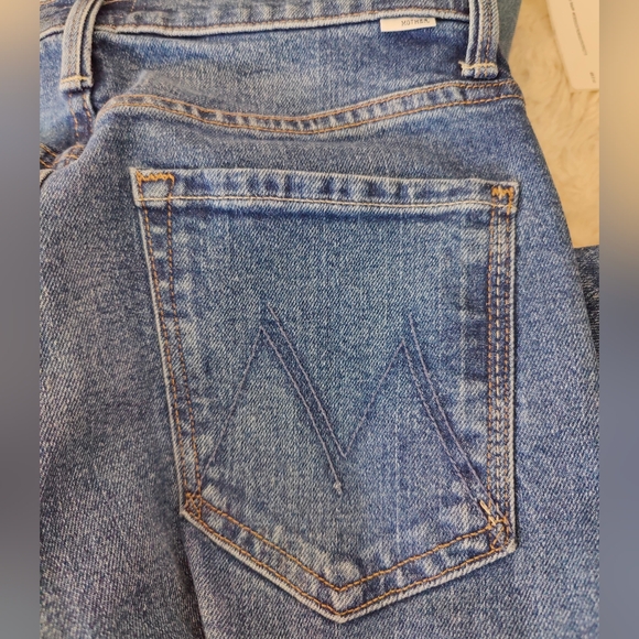 Mother High Waisted Bookie Sneak In Knick Knack Paddy Whack Size 27 NWT $258 - Picture 9 of 9